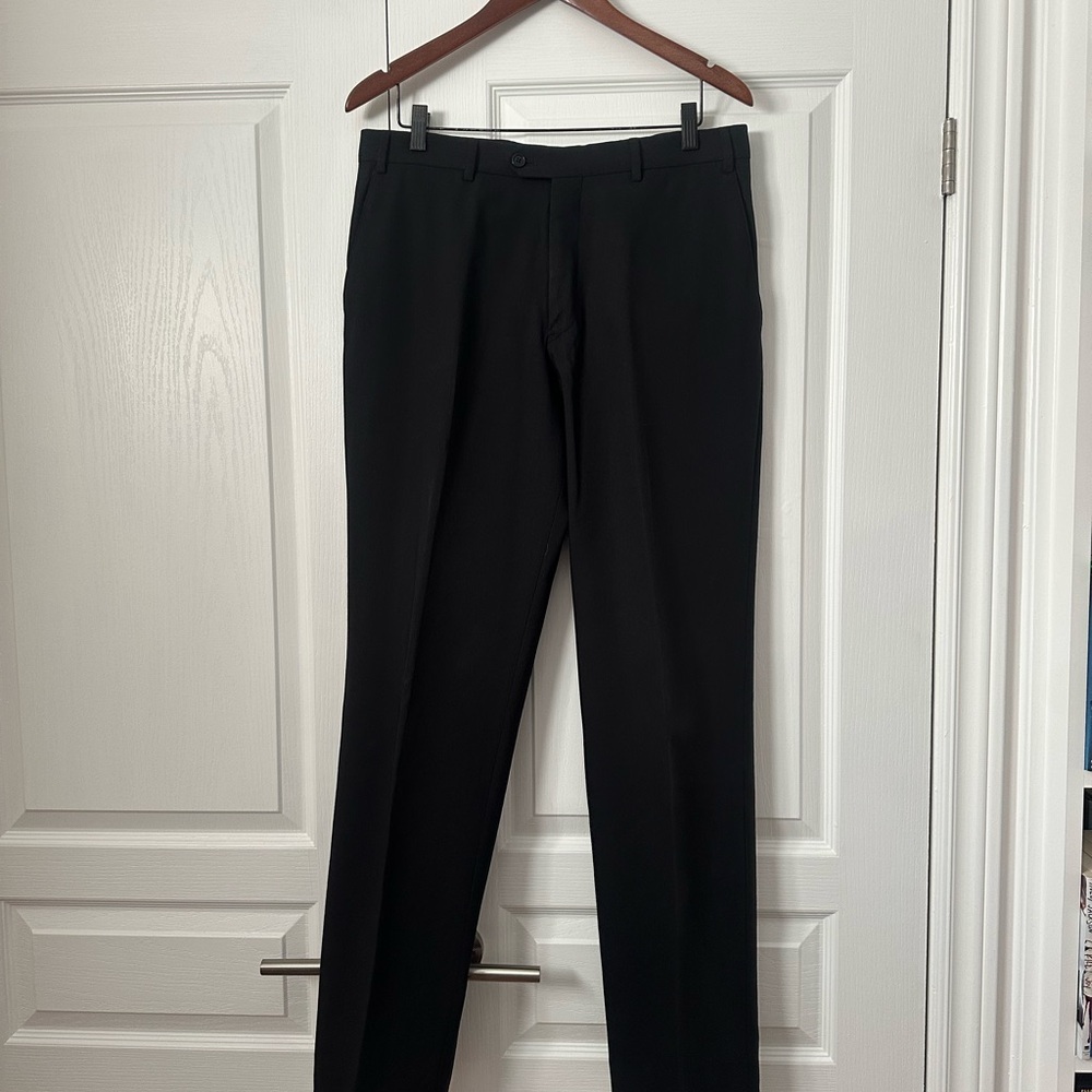 Giorgio Armani Elegant Black Dress Pants